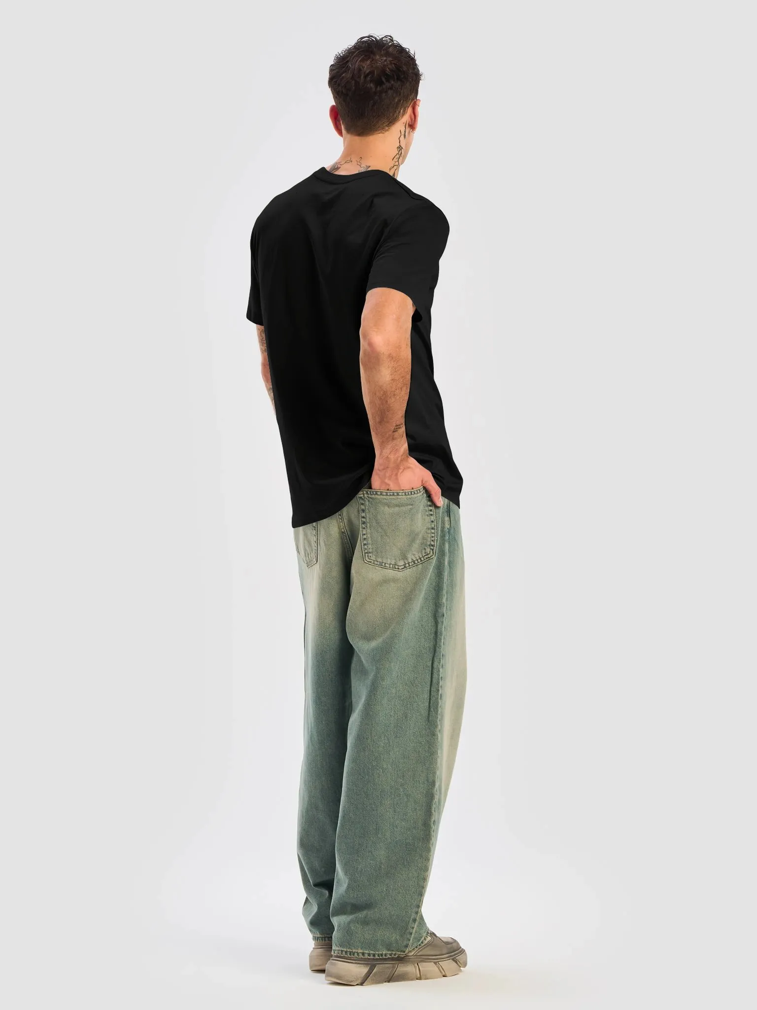The Weight Of Blue tee worn, back