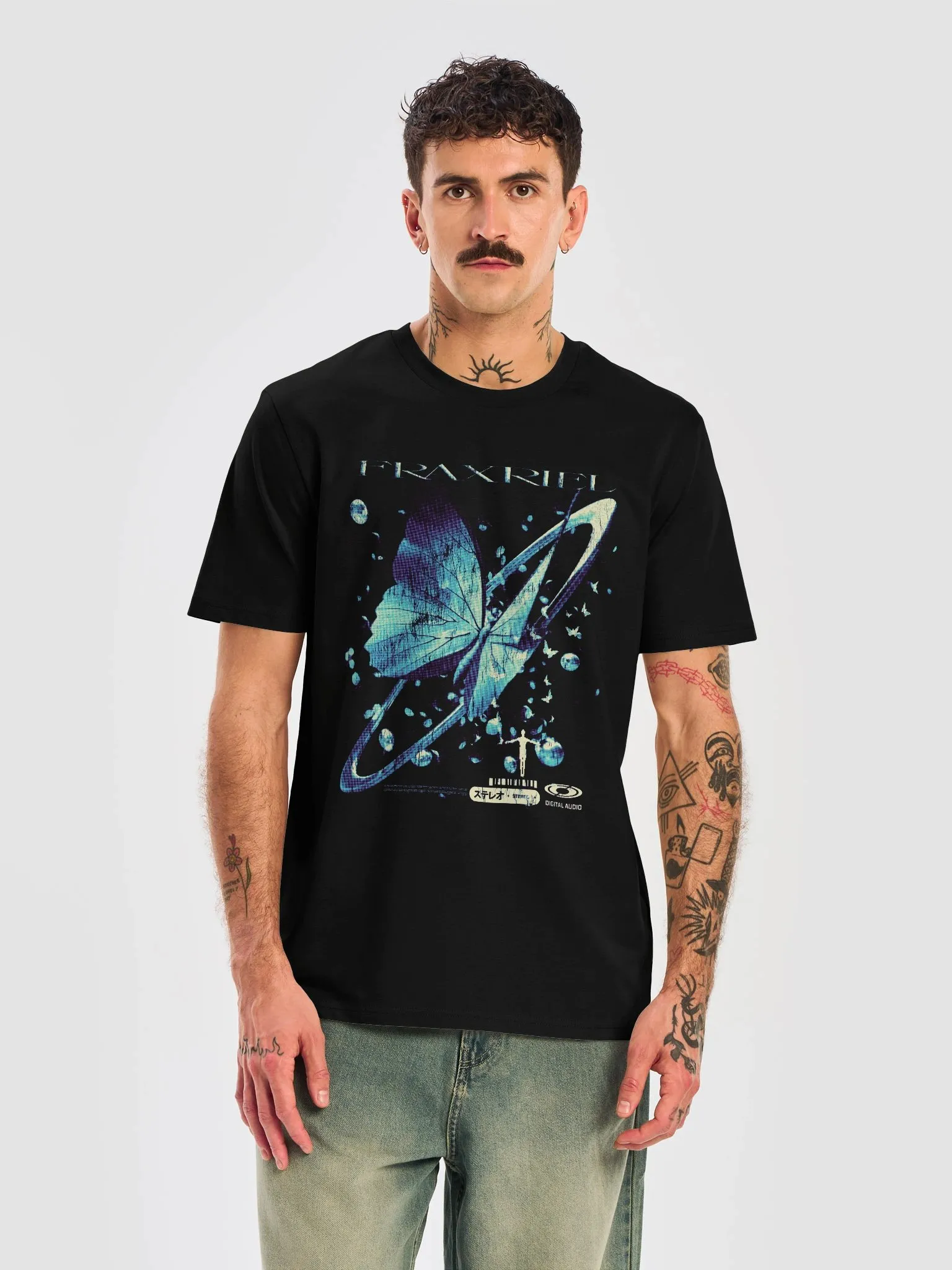 The Weight Of Blue tee worn, front